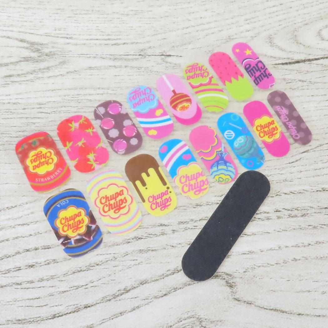 ネイルシール コスメ雑貨 チュッパチャプス お菓子パッケージ ジェイズプランニング ネイルアート おしゃれ メール便可