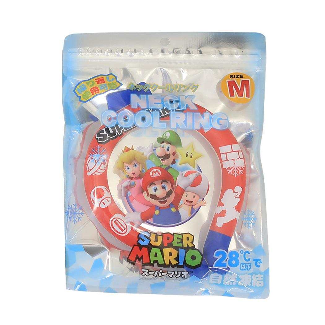 ネッククールリング 夏用クールネック スーパーマリオ マリオ レッドM ジェイズプランニング 暑さ対策 アウトドア メール便可