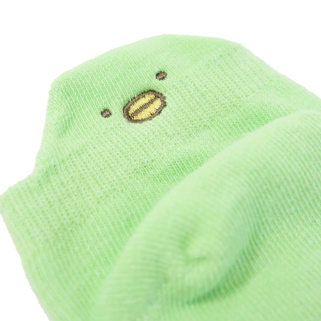レディースぬいぐるみ刺しゅうソックス 女性用靴下 すみっコぐらし ぺんぎん？ サンエックス ジェイズプランニング かわいい <br><br>
