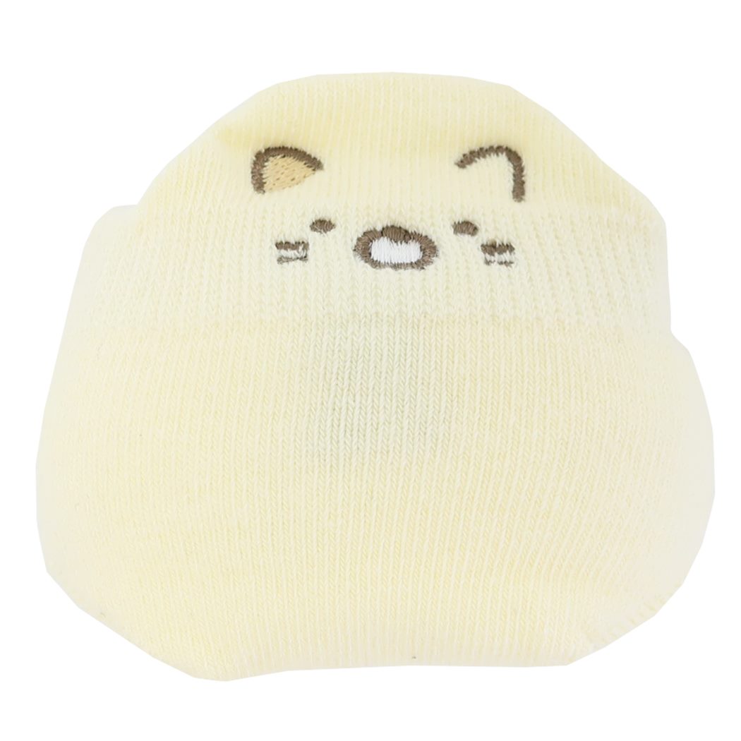 レディースぬいぐるみ刺しゅうソックス 女性用靴下 すみっコぐらし ねこ サンエックス ジェイズプランニング かわいい <br><br>