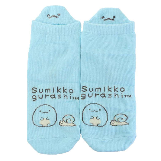 レディースぬいぐるみ刺しゅうソックス 女性用靴下 すみっコぐらし とかげ サンエックス ジェイズプランニング かわいい <br><br>