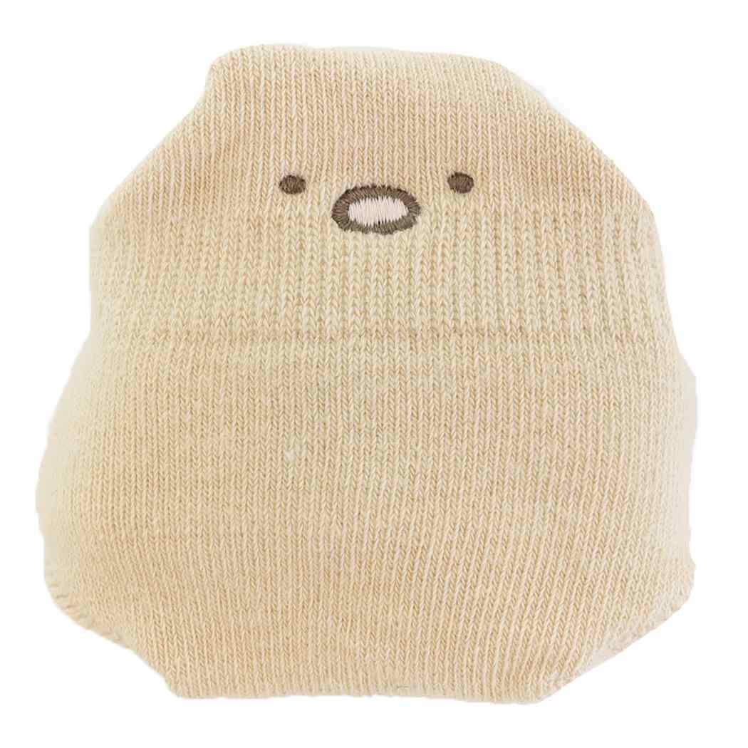 レディースぬいぐるみ刺しゅうソックス 女性用靴下 すみっコぐらし とんかつ サンエックス ジェイズプランニング かわいい <br><br>