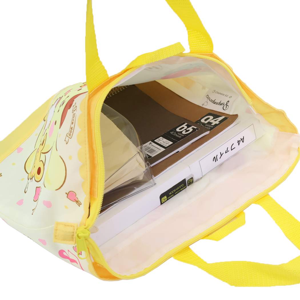 レッスンバッグ お稽古かばん ポムポムプリン ハグ[学童] サンリオ ジェイズプランニング 新学期準備雑貨 シューズケース 抗菌 撥水 メール便可
