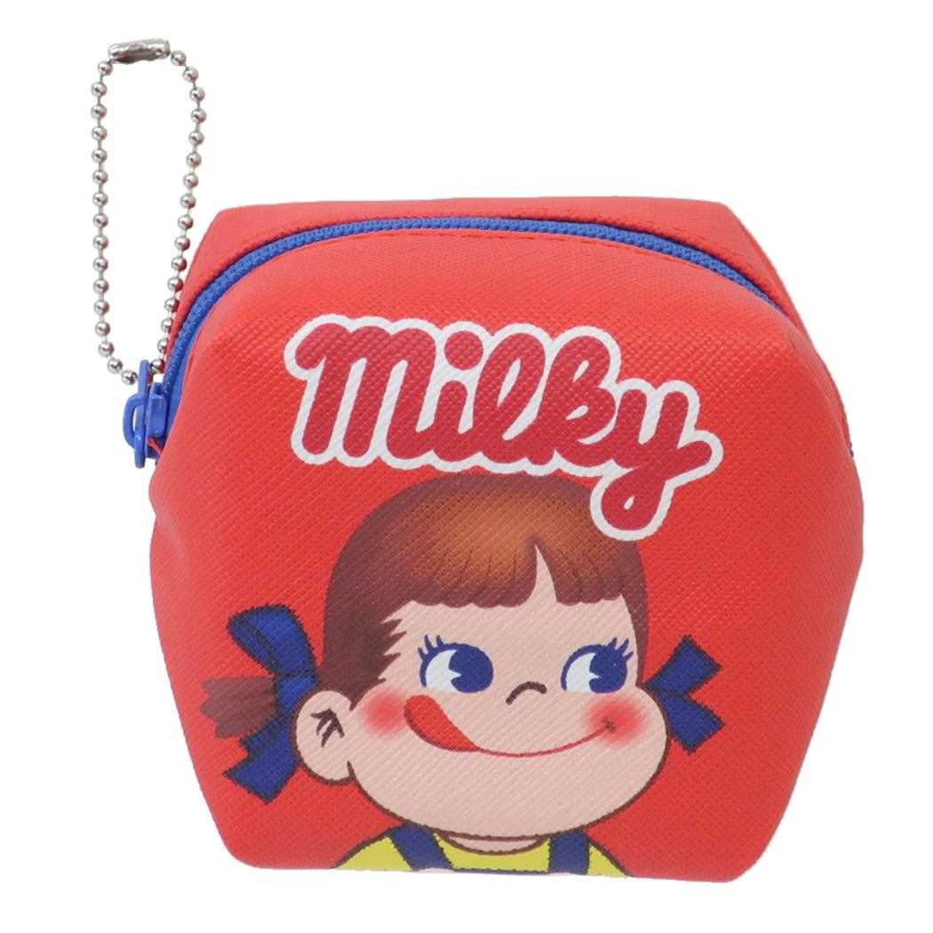 お菓子キューブラブリーポーチ ミニポーチ 不二家のペコちゃん ミルキー ジェイズプランニング 小物入れ