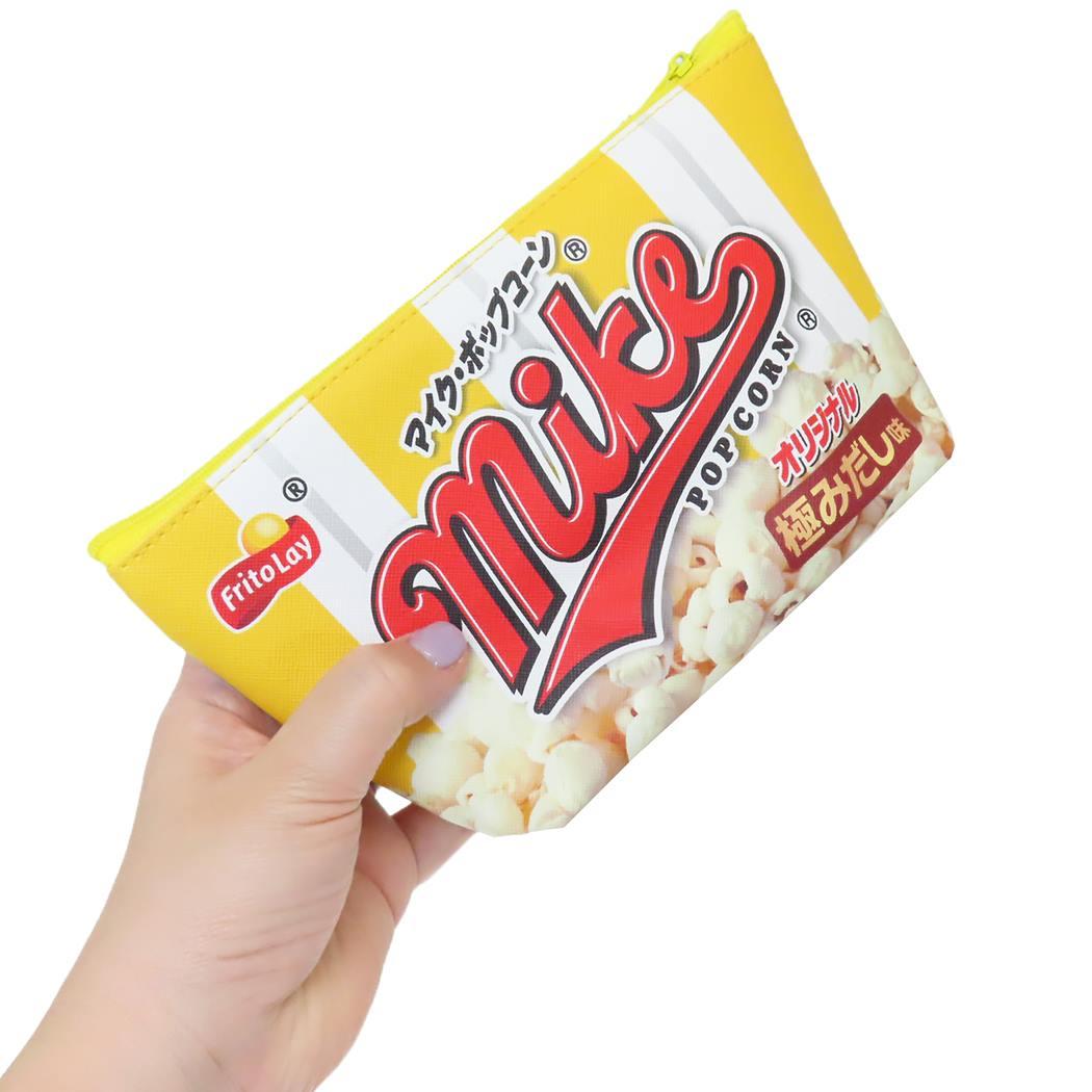 舟形ポーチ コスメポーチ マイクポップコーン お菓子パッケージ かわいい 小物入れ