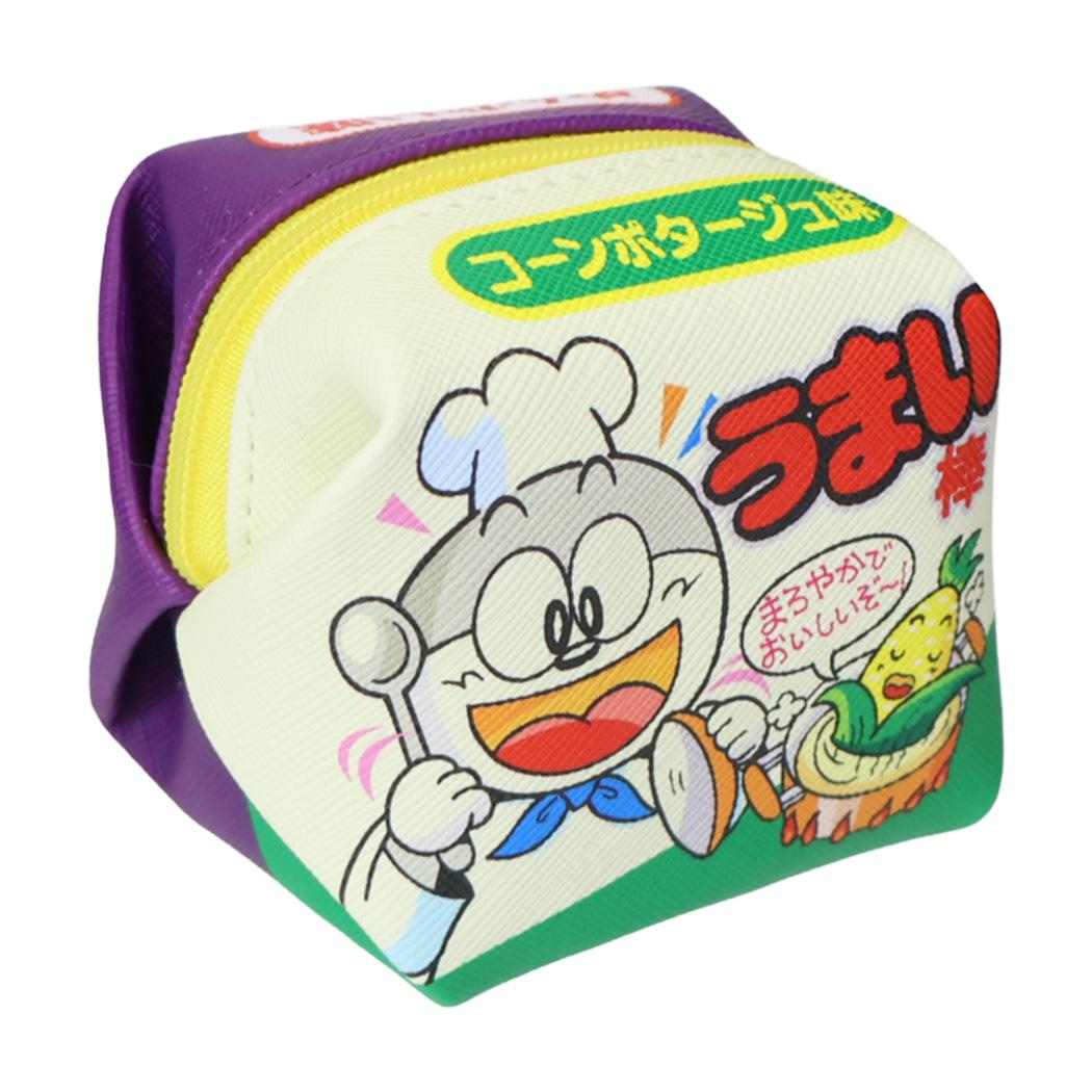お菓子パッケージ ミニポーチ キューブラブリーポーチ うまい棒 ジェイズプランニング 小物入れ かわいい グッズ シネマコレクション