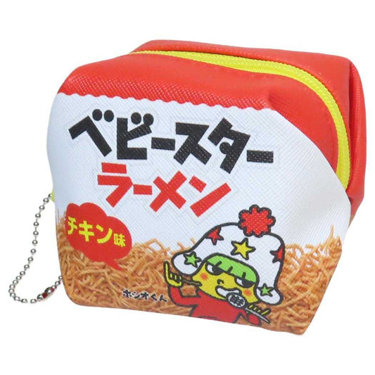 キューブラブリーポーチ ミニポーチ ベビースターラーメン お菓子パッケージ ジェイズプランニング 小物入れ