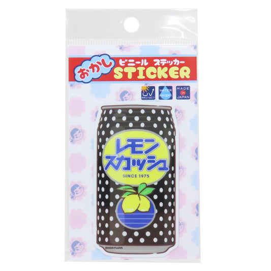 ステッカー ダイカットシール レモンスカッシュ お菓子パッケージ ジェイズプランニング デコレーション メール便可