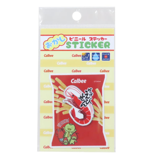 ステッカー ダイカットシール かっぱえびせん お菓子パッケージ ジェイズプランニング デコレーション メール便可