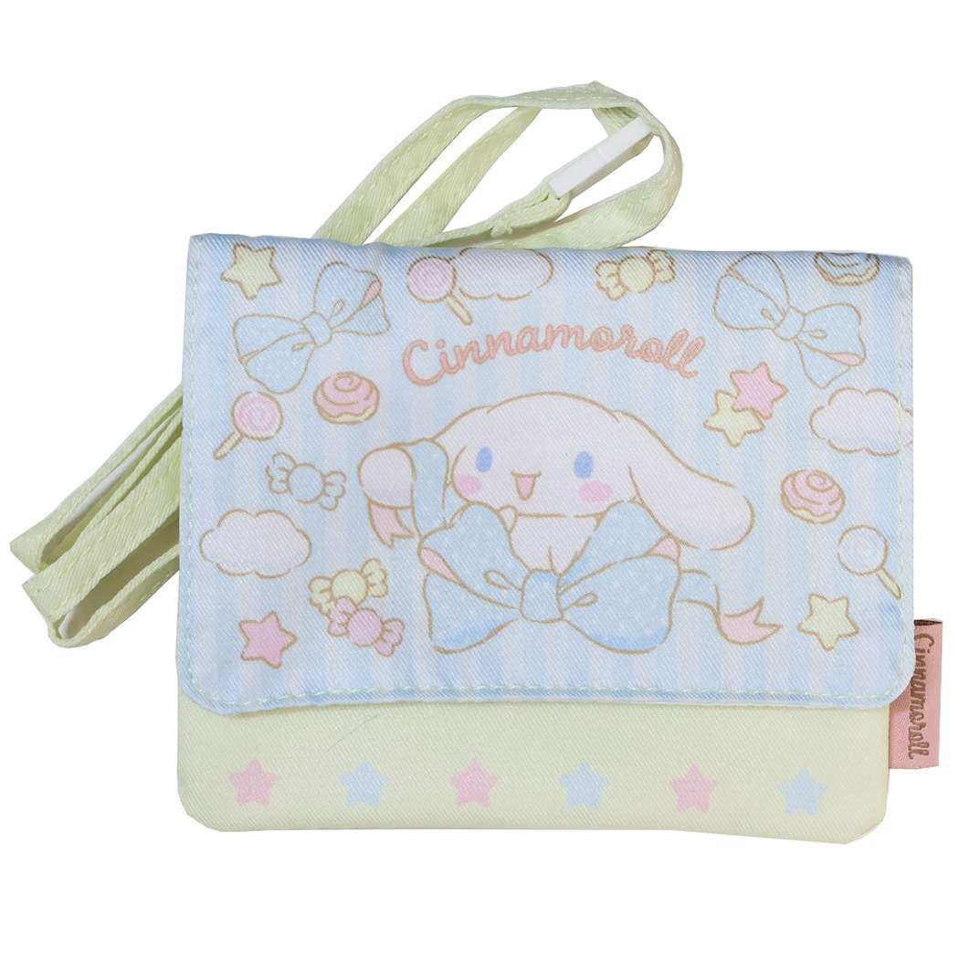 マルチポケット クリップポケット シナモロール リボン サンリオ ジェイズプランニング クリップポーチ キッズポシェット メール便可