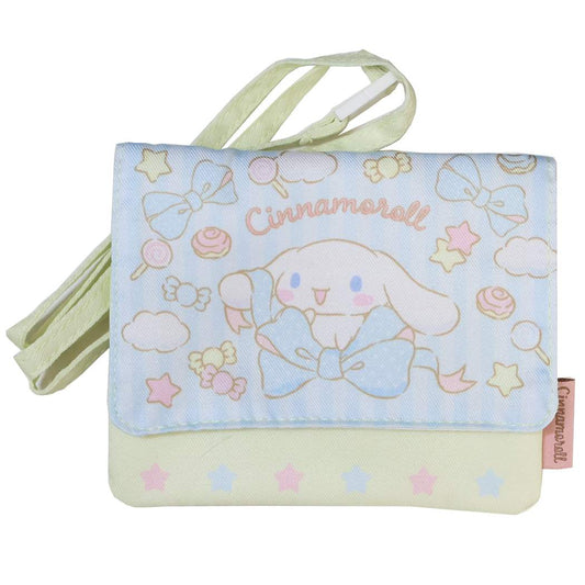 マルチポケット クリップポケット シナモロール リボン サンリオ ジェイズプランニング クリップポーチ キッズポシェット メール便可