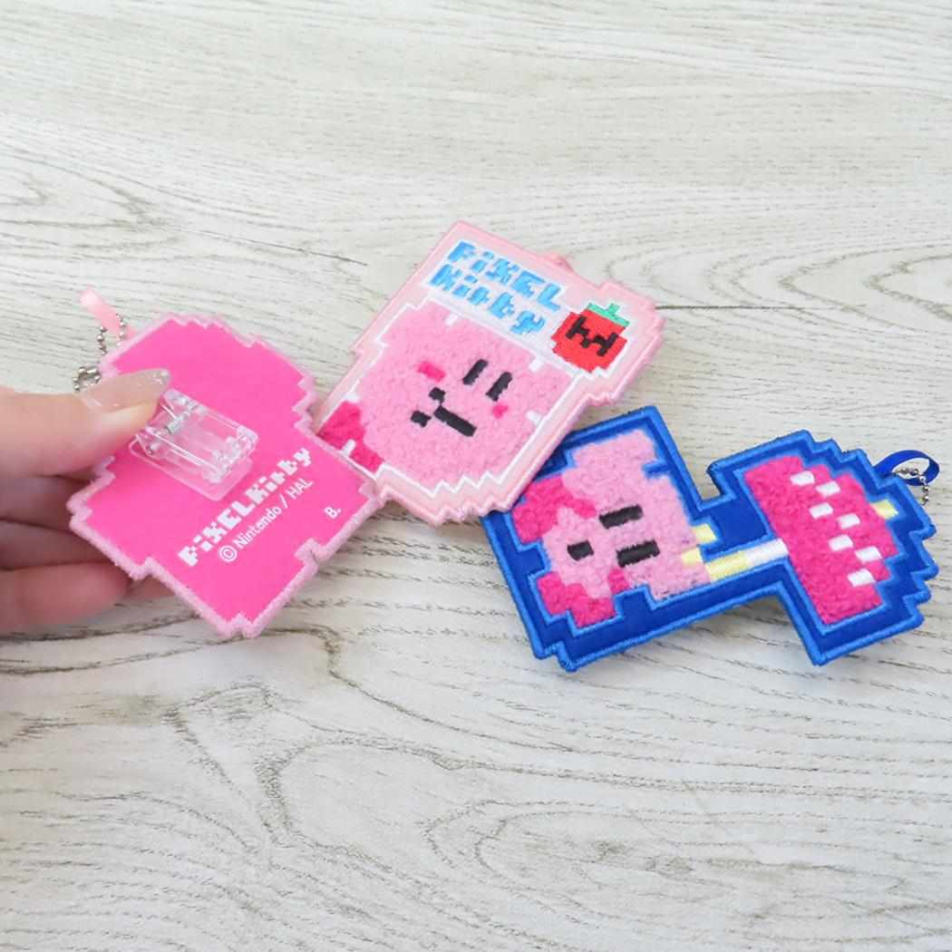 刺繍ワッペンチャーム キーチェーン 星のカービィx大図まこと パラソル ジェイズプランニング キーホルダー かわいい メール便可