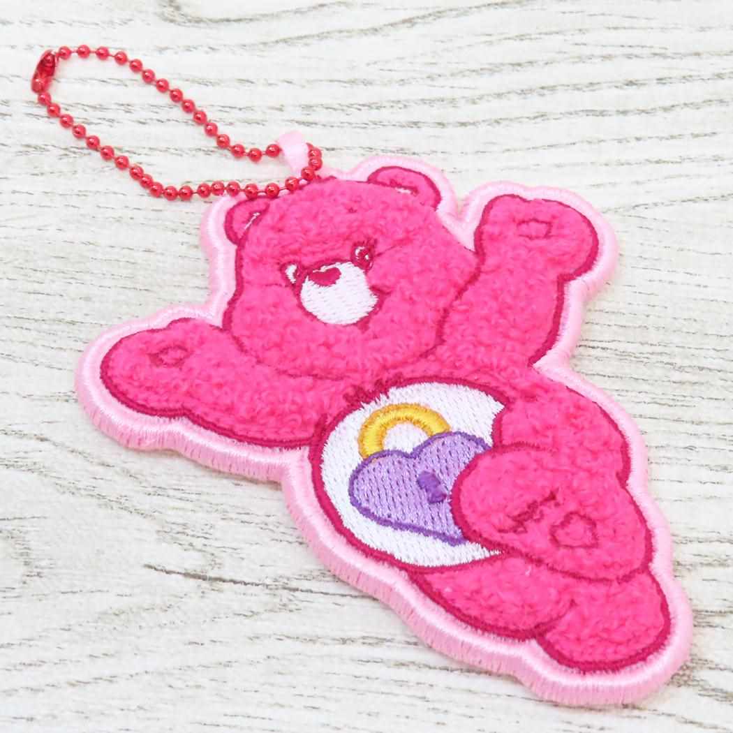 刺繍ワッペンチャーム キーホルダー ケアベア シークレットベア CareBears ジェイズプランニング バッグチャーム メール便可