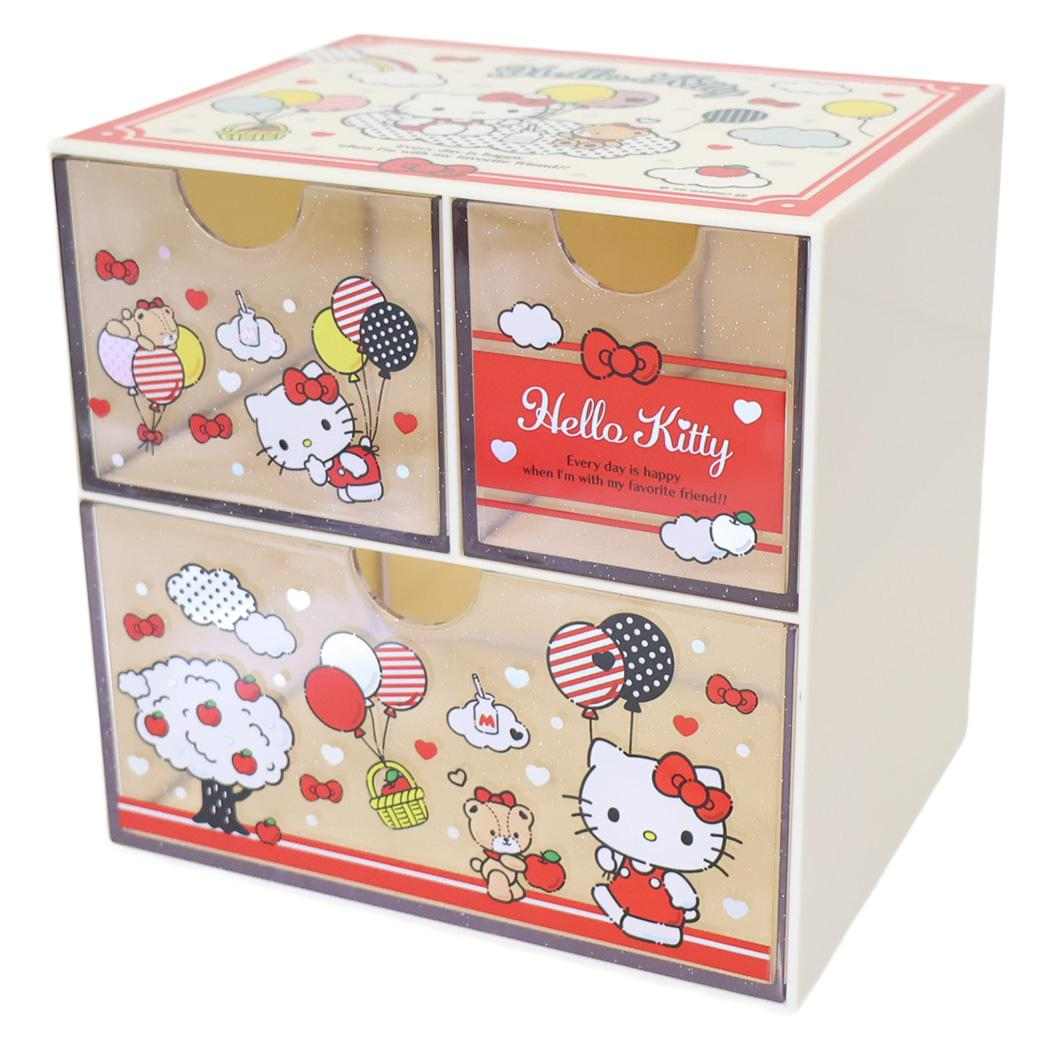 サンリオキャラクターズ 卓上収納 キラホロキャラチェスト ハローキティ Sanrio