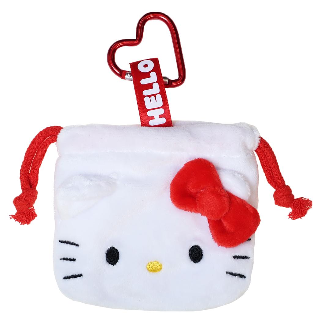 サンリオキャラクターズ 巾着袋 カラビナ付きミニ巾着 ハローキティ Sanrio
