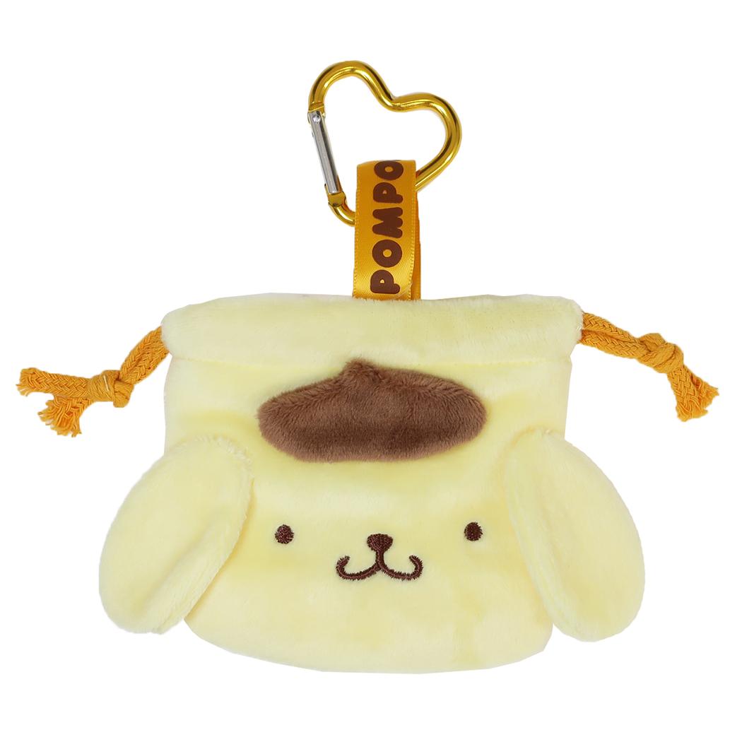 サンリオキャラクターズ 巾着袋 カラビナ付きミニ巾着 ポムポムプリン Sanrio