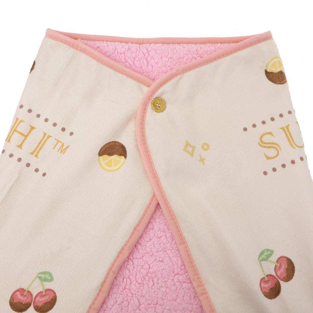 ふわふわブランケット ボタン付き ひざ掛け毛布 すみっコぐらし サンエックス ウォーマー雑貨 防寒用品