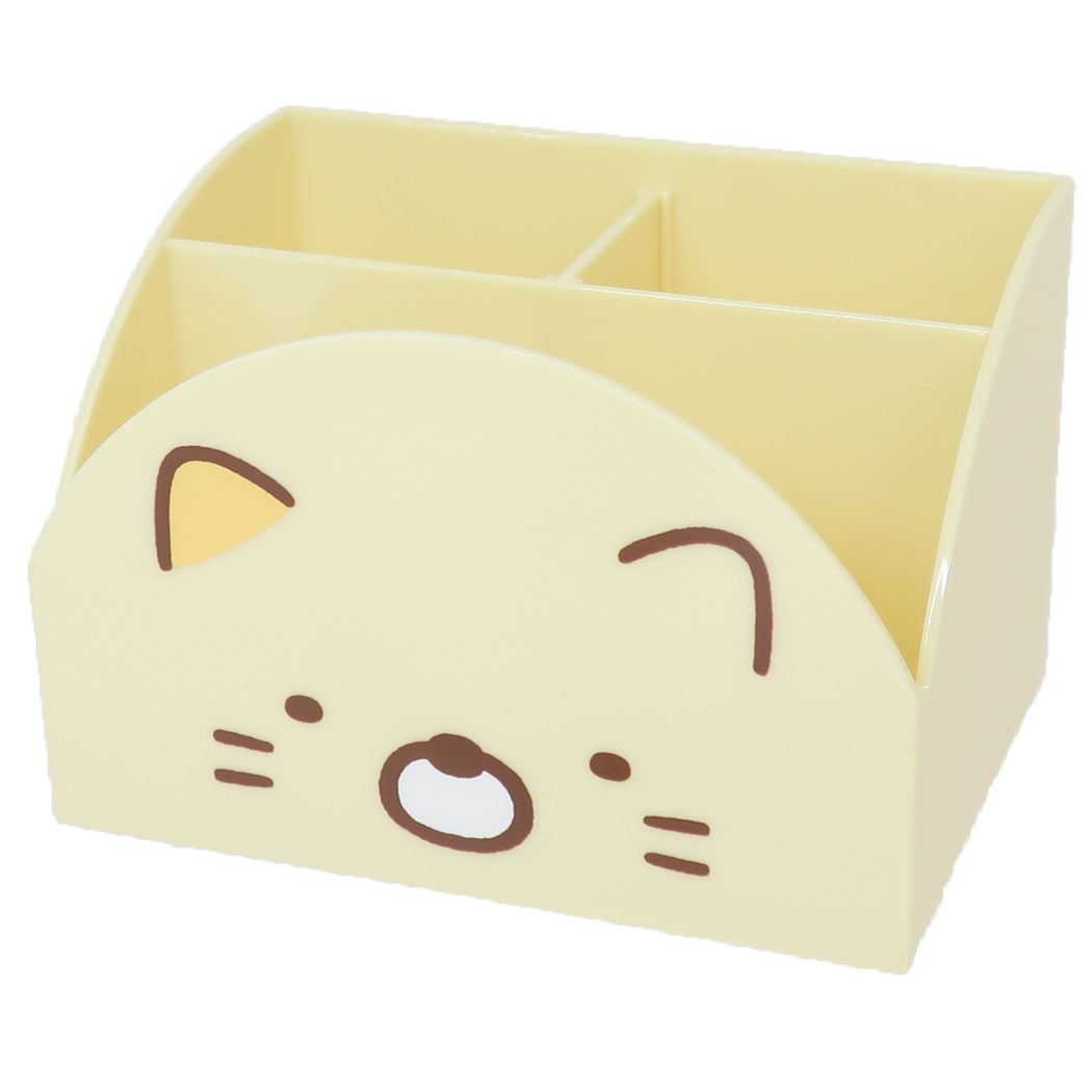フリースタンド 卓上収納 すみっコぐらし ねこ サンエックス ケイカンパニー ペン立て ペンスタンド 小物入れ