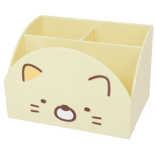 フリースタンド 卓上収納 すみっコぐらし ねこ サンエックス ケイカンパニー ペン立て ペンスタンド 小物入れ