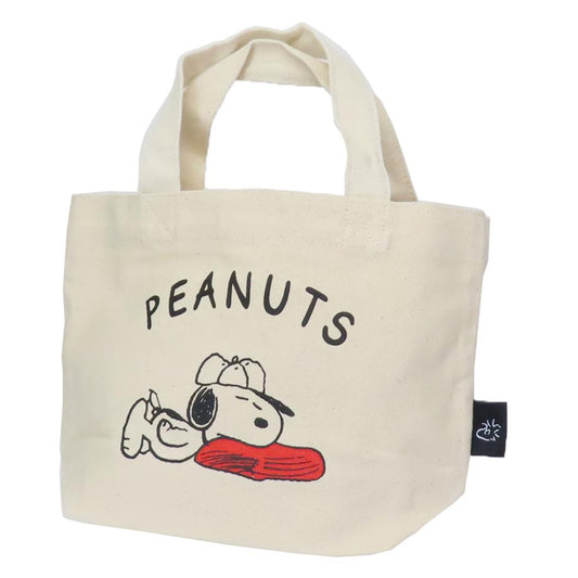 帆布 ランチバッグ ランチトート スヌーピー 野球 ピーナッツ マルヨシ ミニトート お弁当かばん メール便可