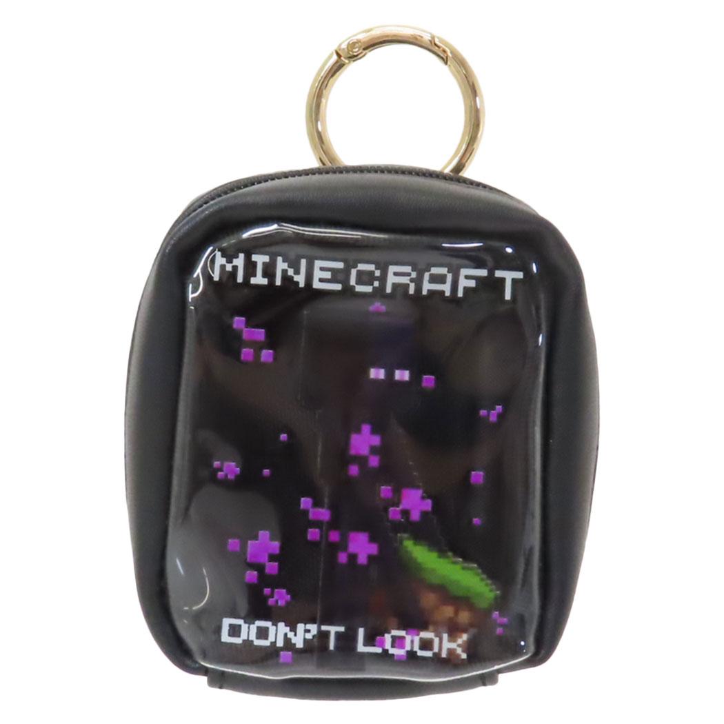 カラビナ付きミニポーチ クリアポーチ マインクラフト エンダーマン Minecraft ケイカンパニー 小物入れ ゲーム