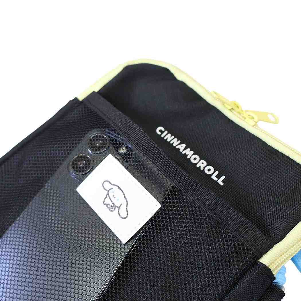 シナモロール 斜め掛けかばん メッシュポケットショルダーバッグ サンリオ