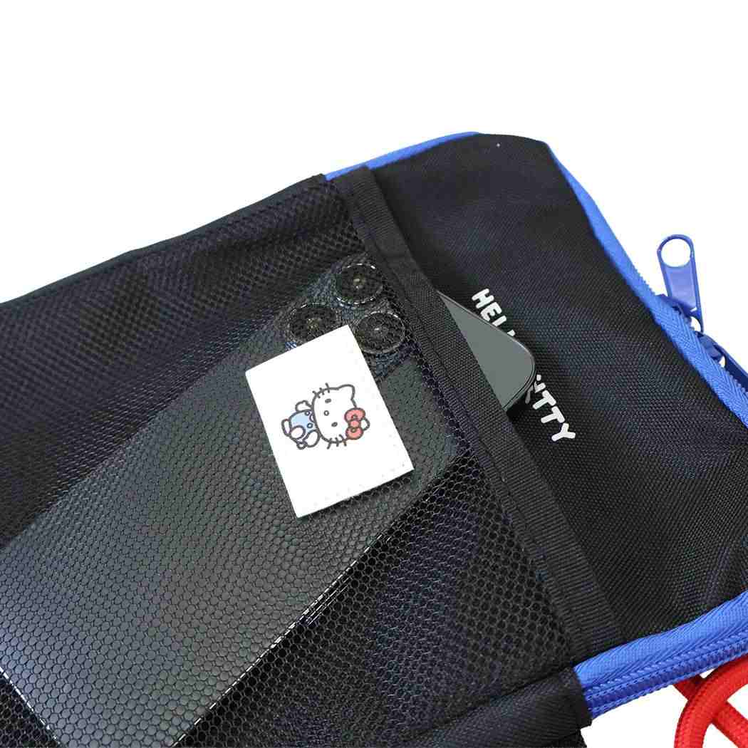 ハローキティ 斜め掛けかばん メッシュポケットショルダーバッグ サンリオ