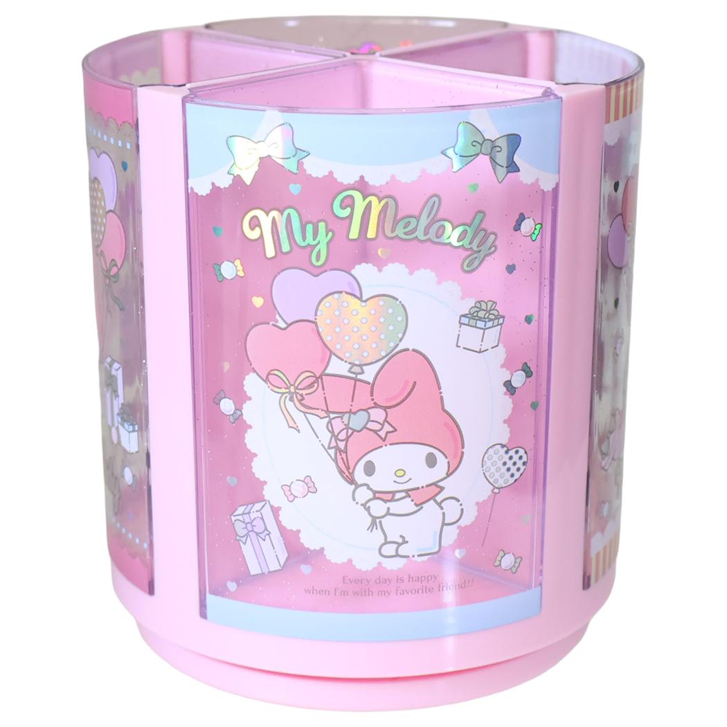 サンリオキャラクターズ 回転 ペン立て キラホロ回るペンスタンド マイメロディ Sanrio