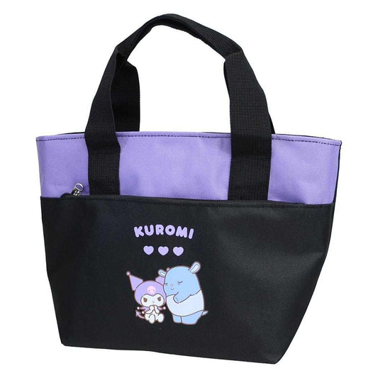クロミ 保温保冷ランチトート ポケット付きクーラーバッグ クロミ サンリオ ミニトート お弁当かばん キャラクター グッズ シネマコレクション