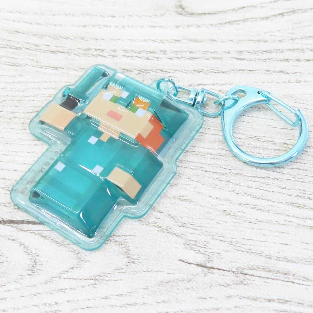 ぷっくりったいキーホルダー キーリング マインクラフト アレックス Minecraft ケイカンパニー プレゼント メール便可