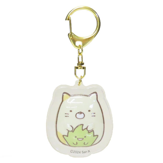 ぷっくりったいキーホルダー キーリング すみっコぐらし ねこ サンエックス ケイカンパニー プレゼント メール便可