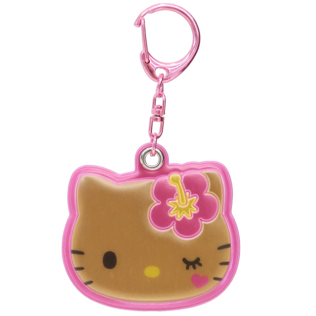 ハローキティ キーリング リフレクターキーホルダー 日焼け サンリオ プレゼント キャラクター グッズ メール便可 シネマコレクション