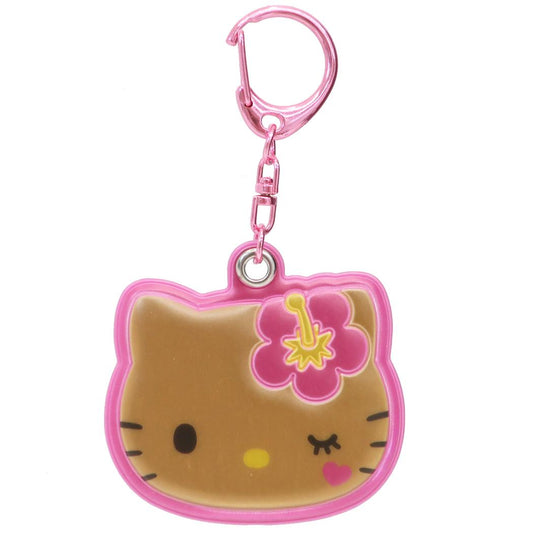 ハローキティ キーリング リフレクターキーホルダー 日焼け サンリオ プレゼント キャラクター グッズ メール便可 シネマコレクション