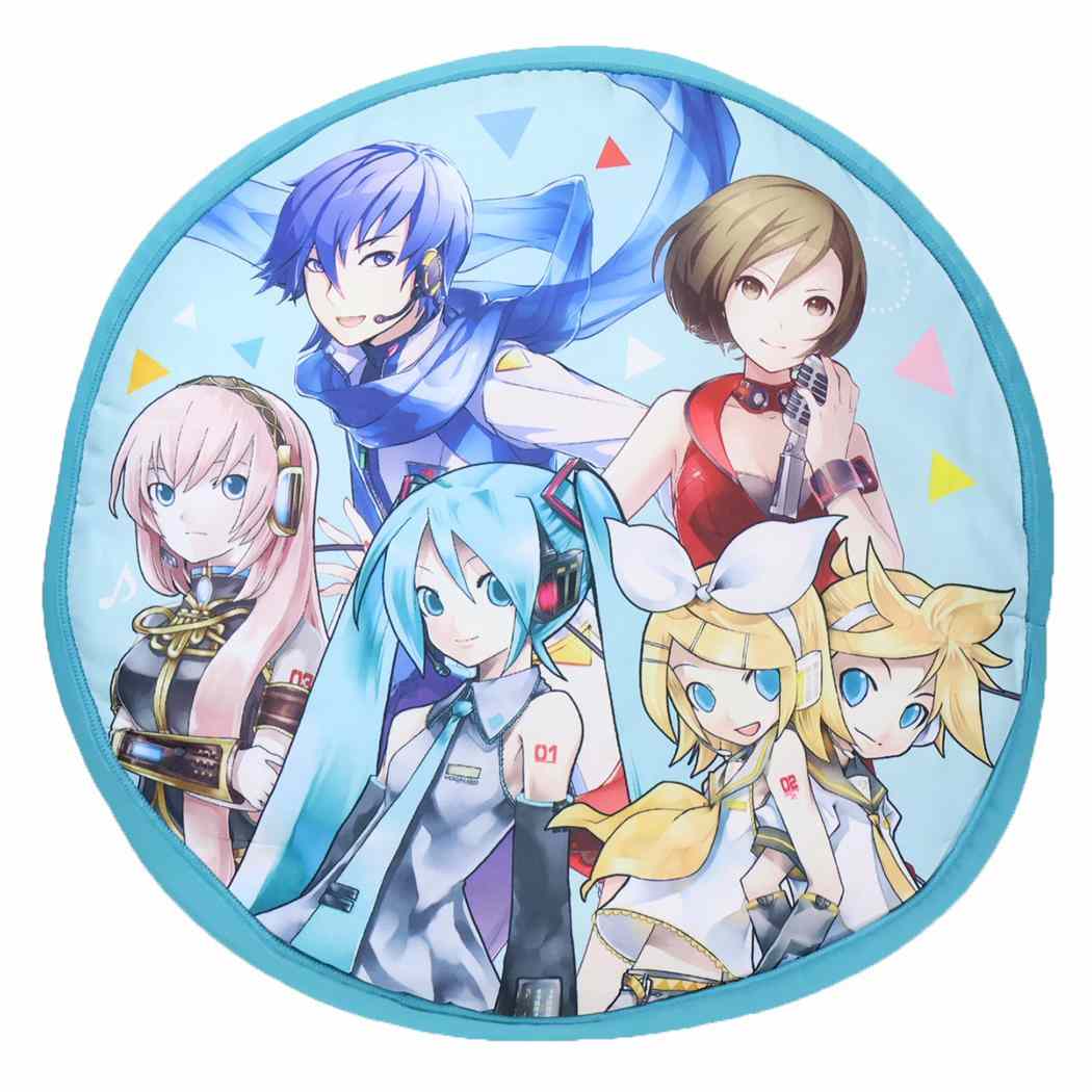 クッション ラウンドクッション 初音ミク 集合 インテリア
