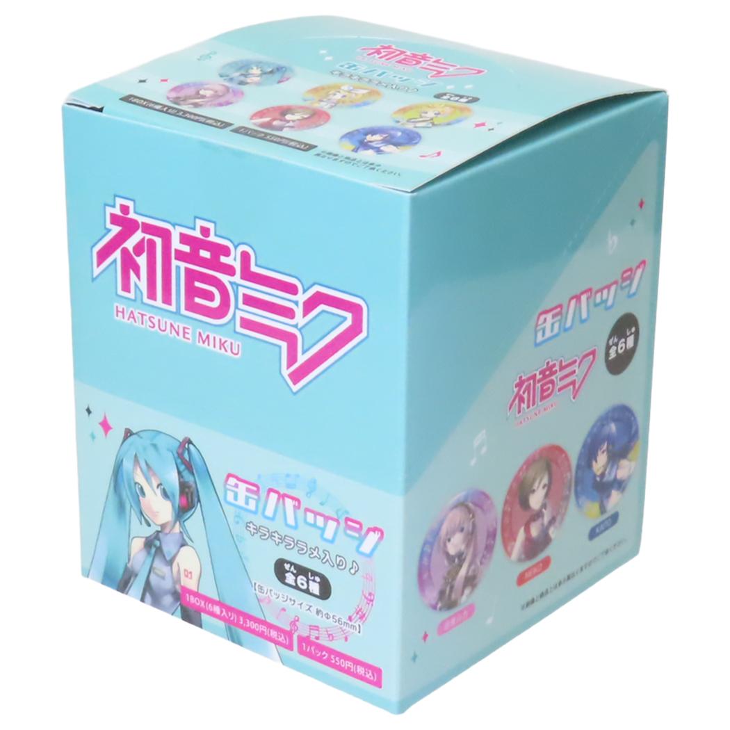 カンバッジ 全6種 6個入セット 缶バッジ 初音ミク ピアプロキャラクターズ ケイカンパニー コレクション雑貨 まとめ買い
