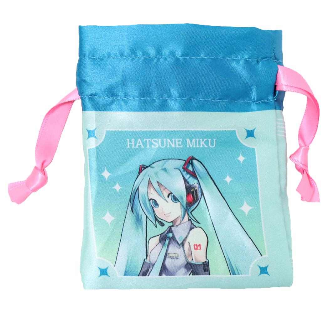 ミニ巾着 豆巾着 初音ミク 小物入れ メール便可