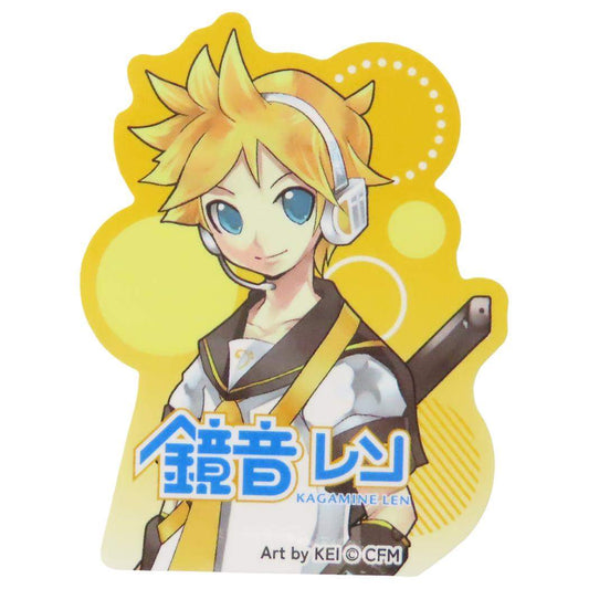ステッカー ダイカットシール 初音ミク 鏡音レン ピアプロキャラクターズ ケイカンパニー デコシール スマホステッカー メール便可