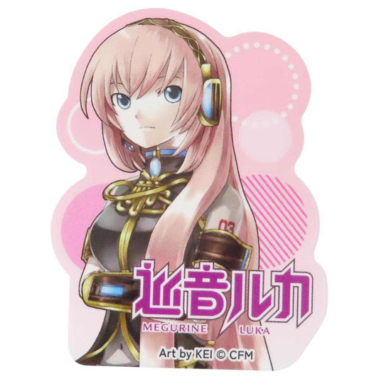 ステッカー ダイカットシール 初音ミク 巡音ルカ ピアプロキャラクターズ ケイカンパニー デコシール スマホステッカー メール便可