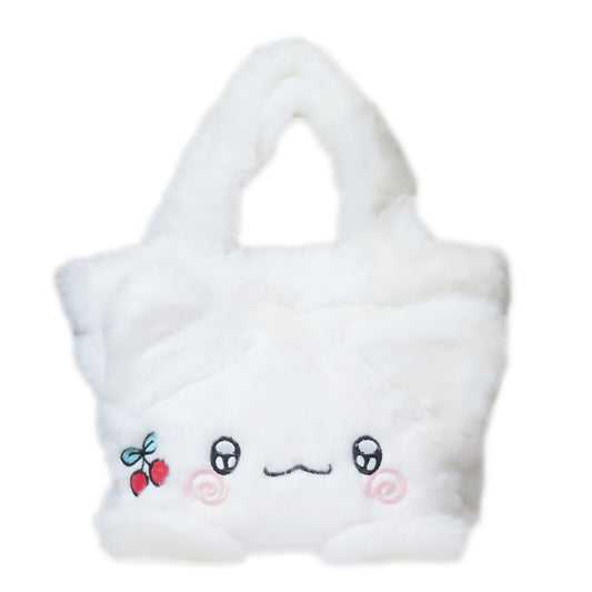 ふわもこミニトート ミニバッグ はなまるおばけ さくらんぼ キャンディ ケイカンパニー 手提げかばん メール便可
