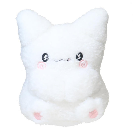 お座りぬいぐるみ ぬいぐるみ はなまるおばけ ふんわり光るシリーズ 舌ぺろ サンリオ ケイカンパニー プレゼント かわいい プラッシュドール 蓄光