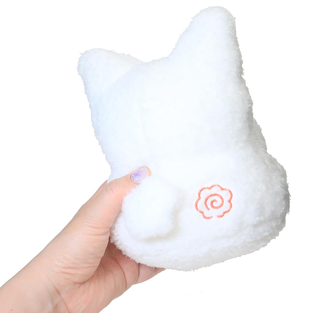 お座りぬいぐるみ ぬいぐるみ はなまるおばけ ふんわり光るシリーズ 舌ぺろ サンリオ ケイカンパニー プレゼント かわいい プラッシュドール 蓄光