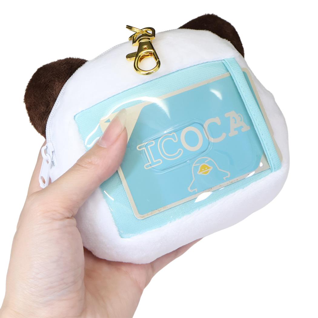 いしよわちゃん 定期入れ＆小銭入れ リール付きフェイスパスケース いしつよちゃん サンエックス ICカードケース 小物入れ キャラクター グッズ シネマコレクション