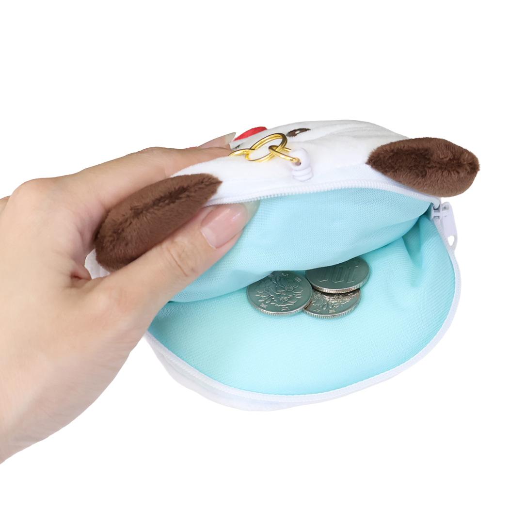 いしよわちゃん 定期入れ＆小銭入れ リール付きフェイスパスケース いしつよちゃん サンエックス ICカードケース 小物入れ キャラクター グッズ シネマコレクション