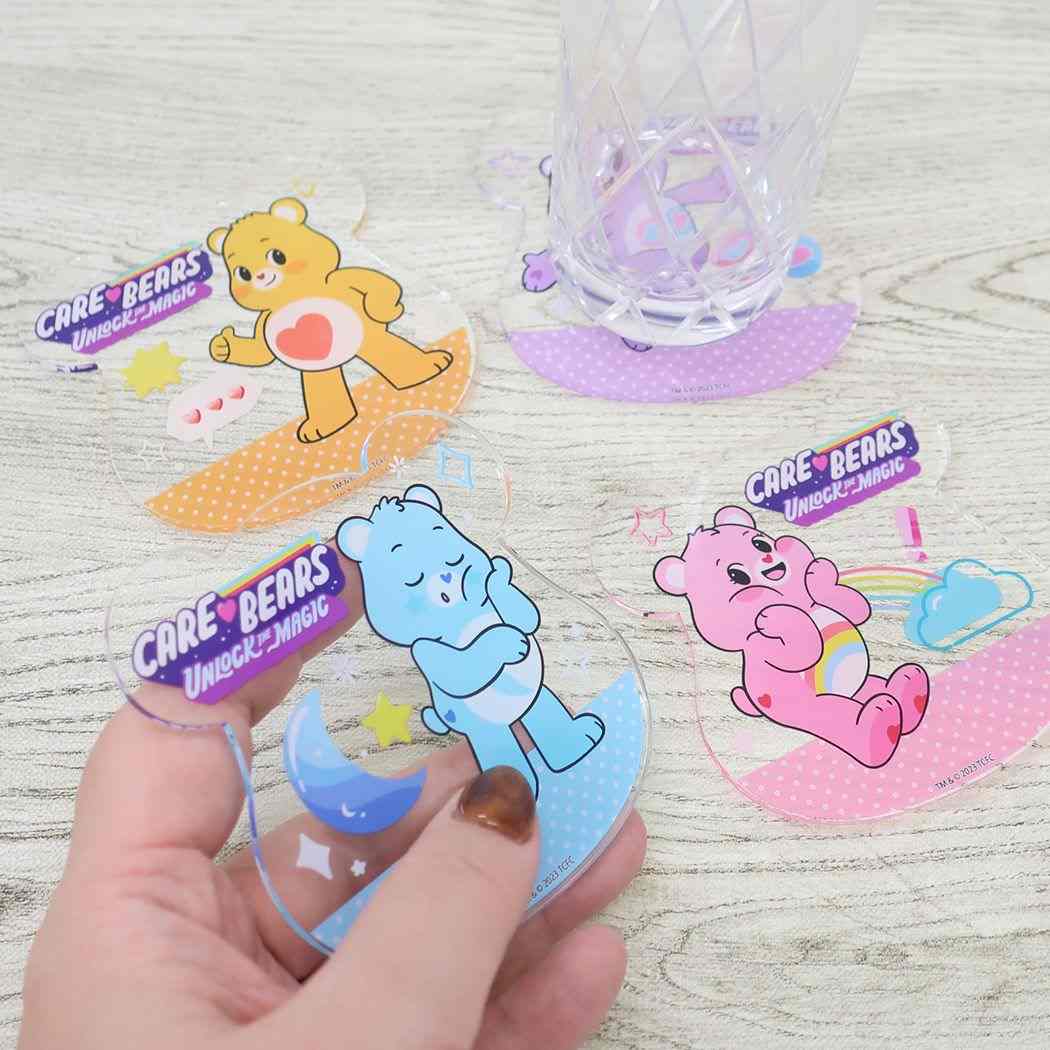 アクリルコースター 生活雑貨 ケアベア シェアベア CareBears ケイカンパニー コレクション雑貨 メール便可