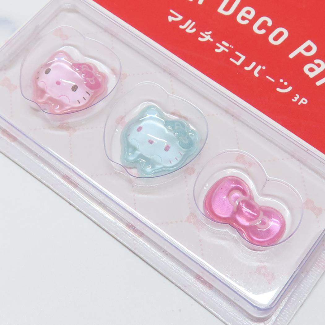 ハローキティ ネイルパーツ マルチデコパーツ3P パステル サンリオ