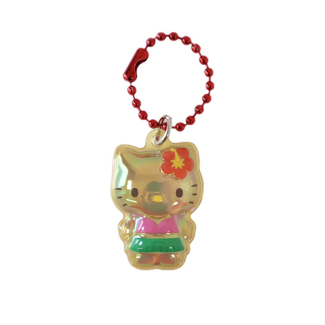 ハローキティ キーホルダー ぷっくりったいプチボールチェーン 日焼け サンリオ