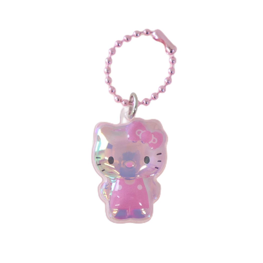 ハローキティ キーホルダー ぷっくりったいプチボールチェーン ピンク サンリオ