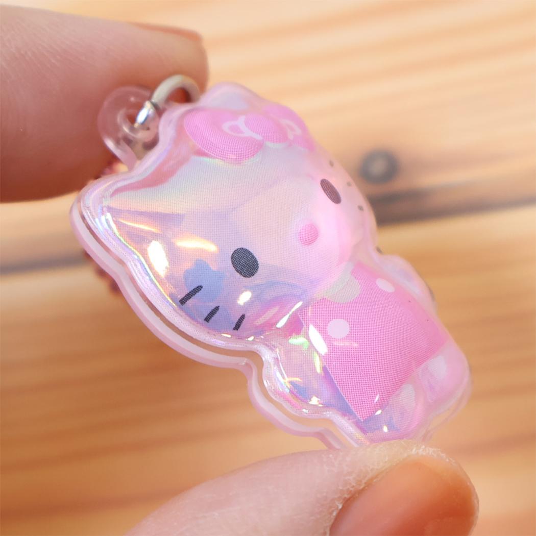 ハローキティ キーホルダー ぷっくりったいプチボールチェーン ピンク サンリオ