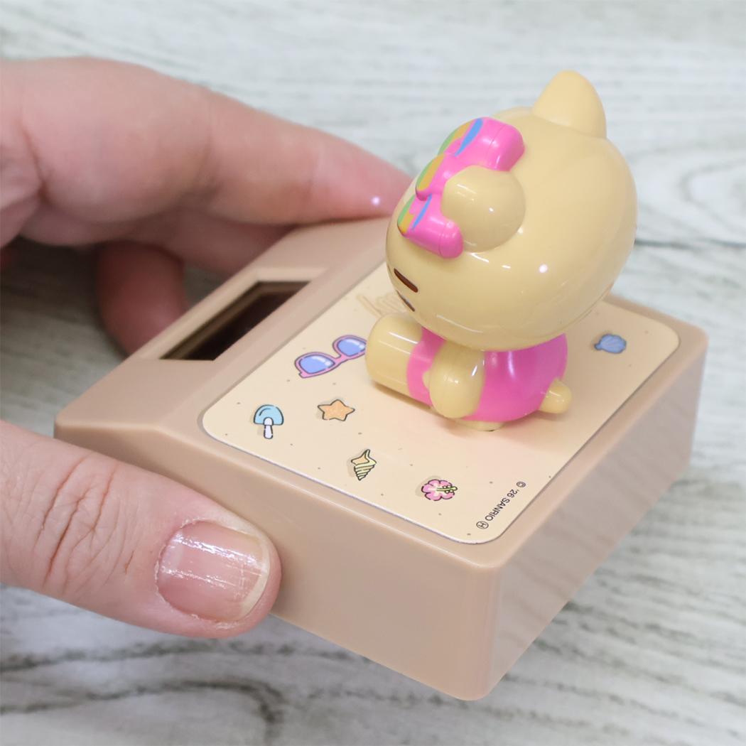 ハローキティ フィギュア ゆらゆらソーラーマスコット 日焼け サンリオ かわいい 置物 プレゼント キャラクター グッズ シネマコレクション