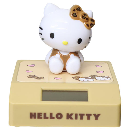 ハローキティ フィギュア ゆらゆらソーラーマスコット ヒョウ柄ルーム サンリオ かわいい 置物 プレゼント キャラクター グッズ シネマコレクション